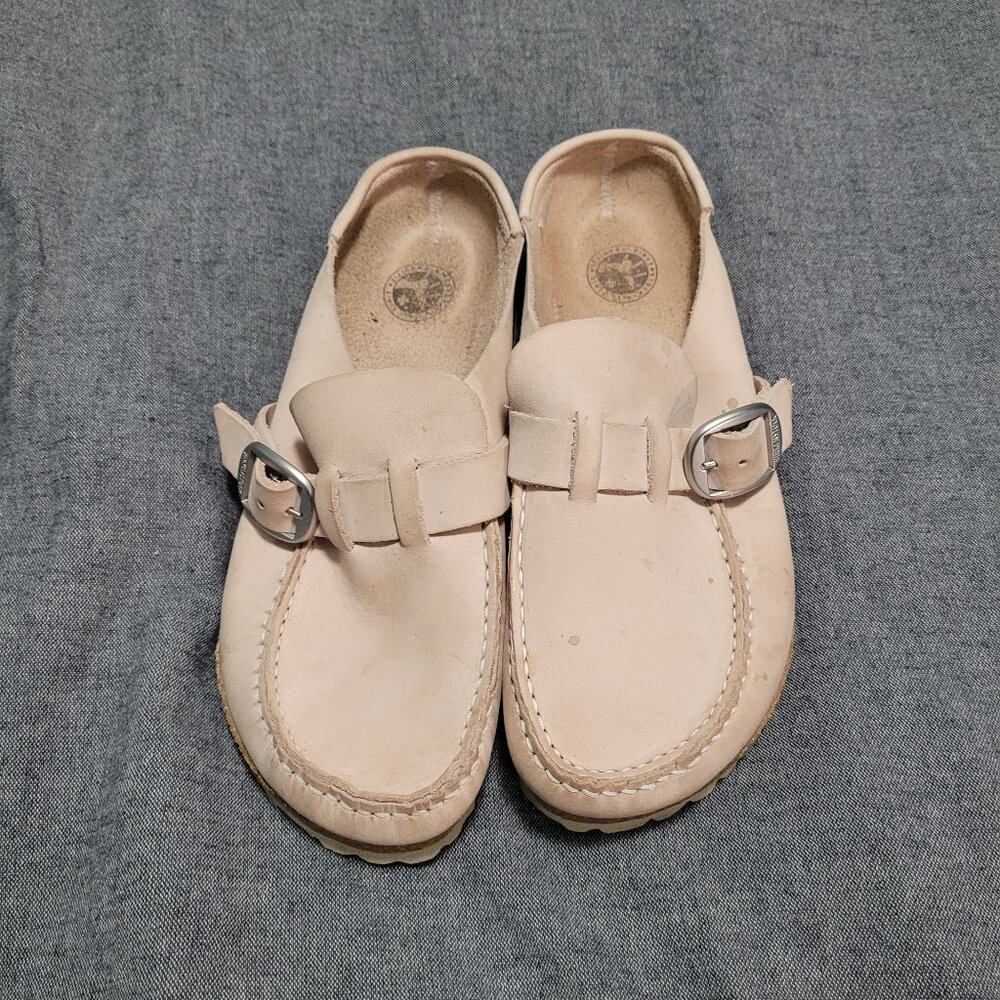 Women's Birkenstock Buckley Nubuck Leather - Sandcastle